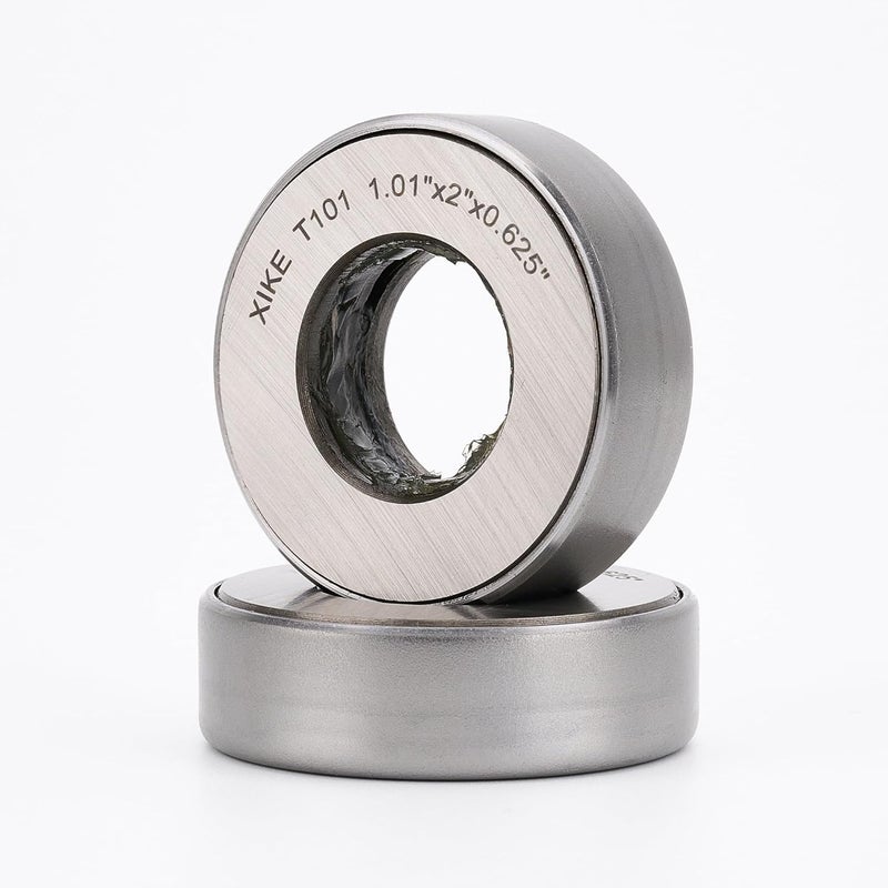 Xike 2Pcs T101/904A1 Thrust Tapered Roller Bearings, 1.01" ID x 2" OD x 0.625" Wide, for a Variety of Drivelines and Rotating Equipment - Image 2